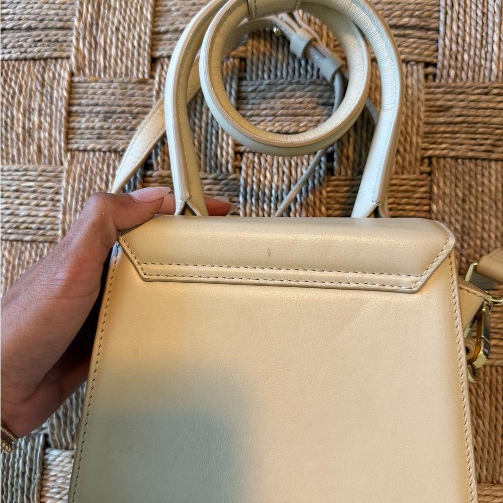 Jacquemus Le Chiquito Noeud Cream Handbag - Picture 5 of 5